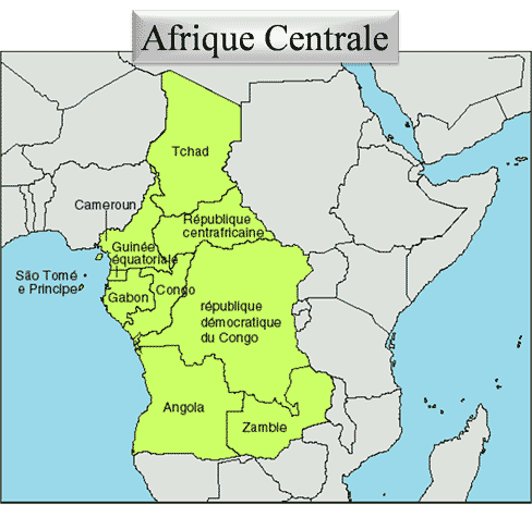 afrique centrale carte