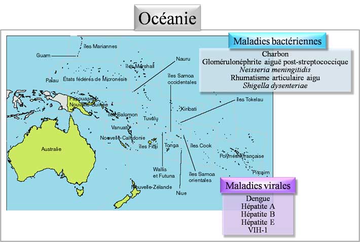 Pathologies de l'Océanie